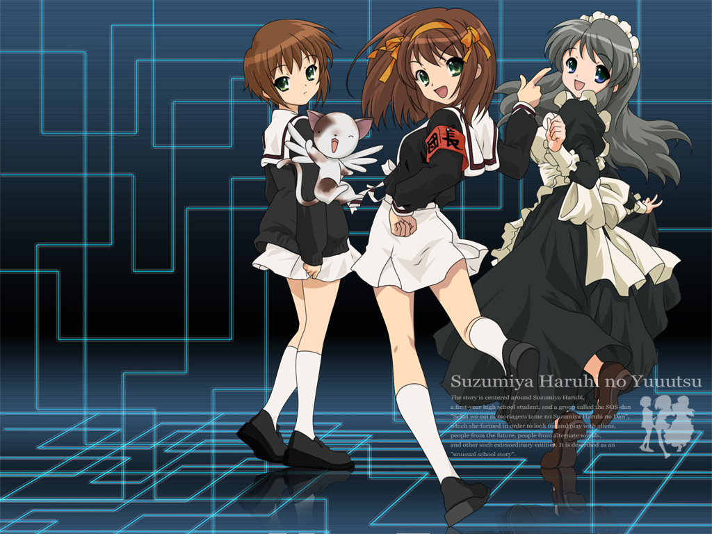 daidouji-tomoyokerokinomoto-sakuranagato-yukishamisen-suzumiya-haruhisuzumiya-haruhi