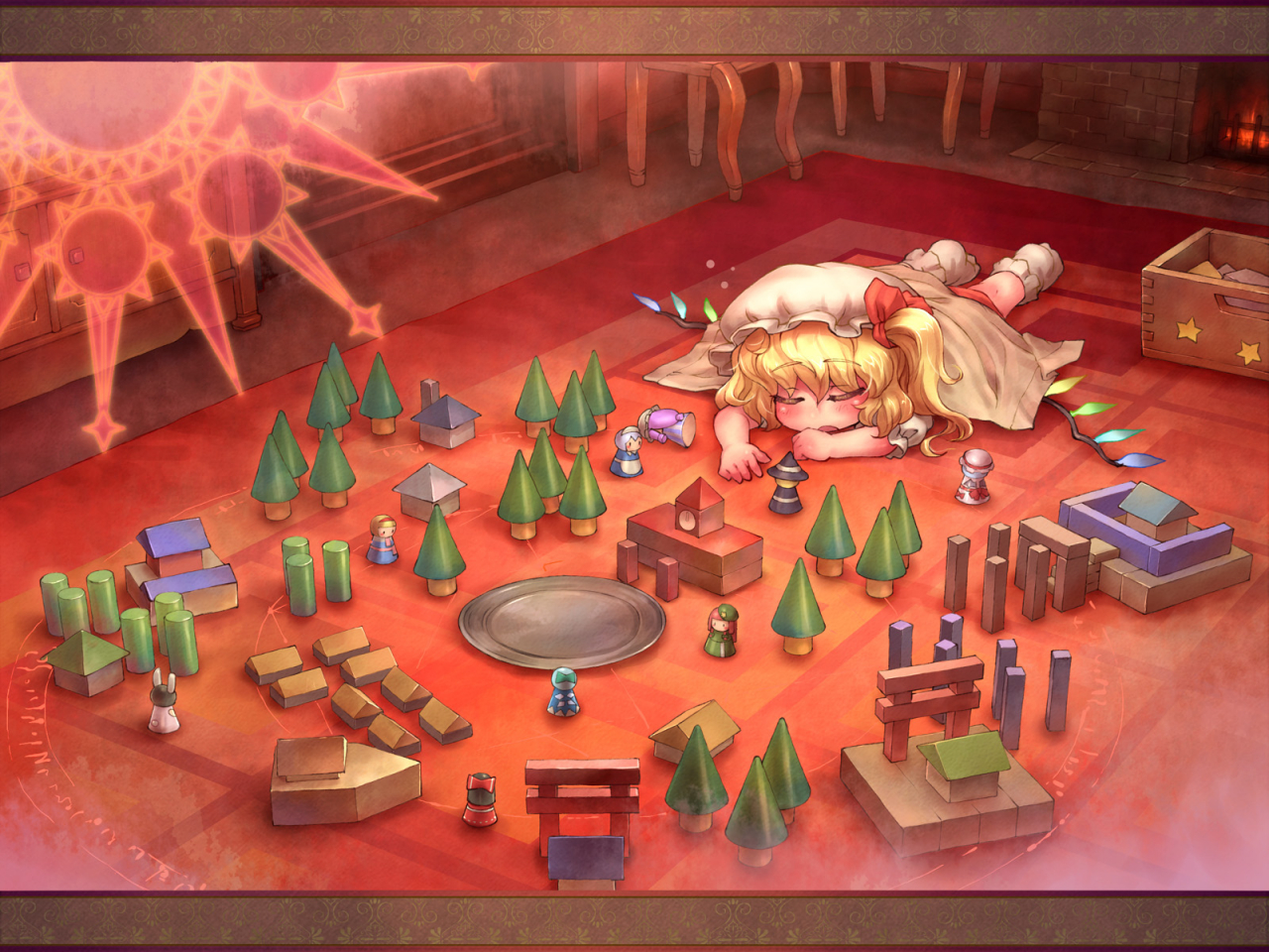 alice-margatroidcirnoflandre-scarlethakurei-reimuhong-meilinginaba-tewiizayoi-sakuyakirisame-marisapatchouli-knowledgeremilia-scarlet