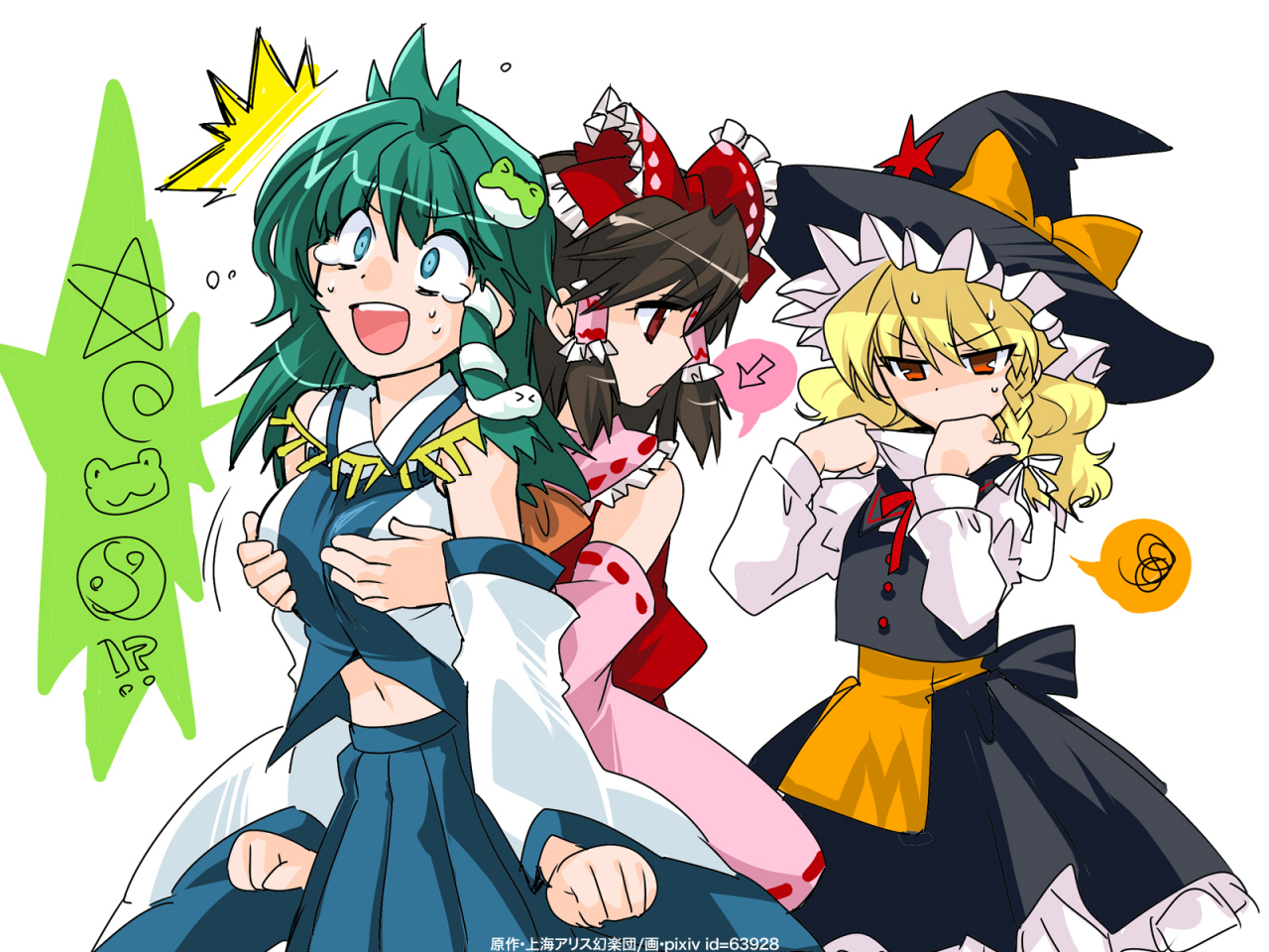 hakurei-reimukirisame-marisakochiya-sanae