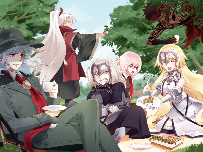 amakusa-shirou-fateavengeredmond-dantes-fate-grand-orderjeanne-darc-alter-fatejeanne-darc-fatejeanne-darc-fate-allmash-kyrielight