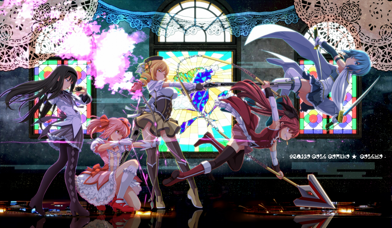 akemi-homurakaname-madokamiki-sayakasakura-kyoukotomoe-mami