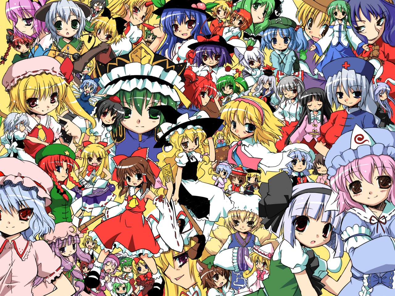aki-minorikoaki-shizuhaalice-margatroidchencirnodaiyouseiflandre-scarletfujiwara-no-mokouhakurei-reimuhinanawi-tenshihong-meilinghoshiguma-yuugihouraisan-kaguyaibuki-suikainaba-tewiinubashiri-momijiizayoi-sakuyakaenbyou-rinkagiyama-hina