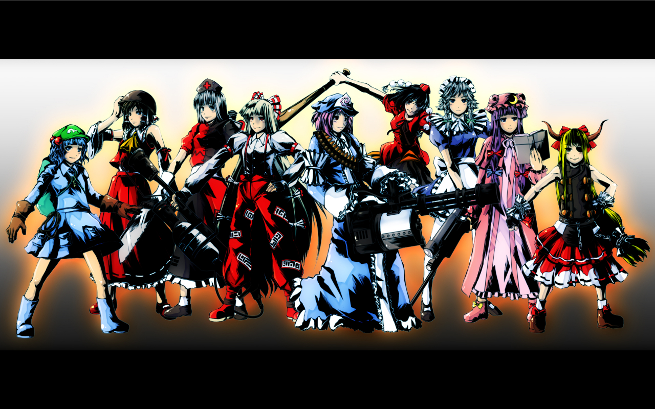 fujiwara-no-mokouhakurei-reimuibuki-suikaizayoi-sakuyakawashiro-nitoripatchouli-knowledgesaigyouji-yuyukoshameimaru-ayayagokoro-eirin