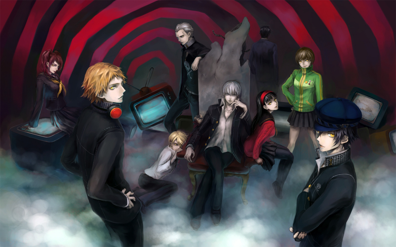 adachi-tooruamagi-yukikohanamura-yousukekujikawa-risekuma-persona-4narukami-yuusatonaka-chieshadow-personashirogane-naototatsumi-kanji