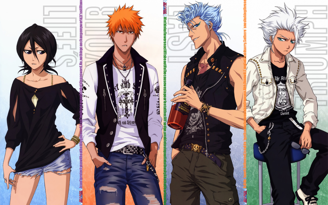 grimmjow-jaegerjaquezhitsugaya-toushiroukuchiki-rukiakurosaki-ichigo