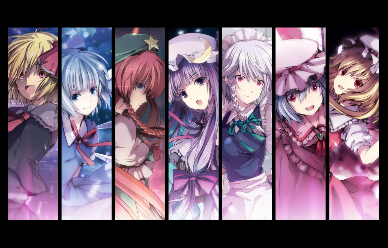 cirnoflandre-scarlethong-meilingizayoi-sakuyapatchouli-knowledgeremilia-scarletrumia