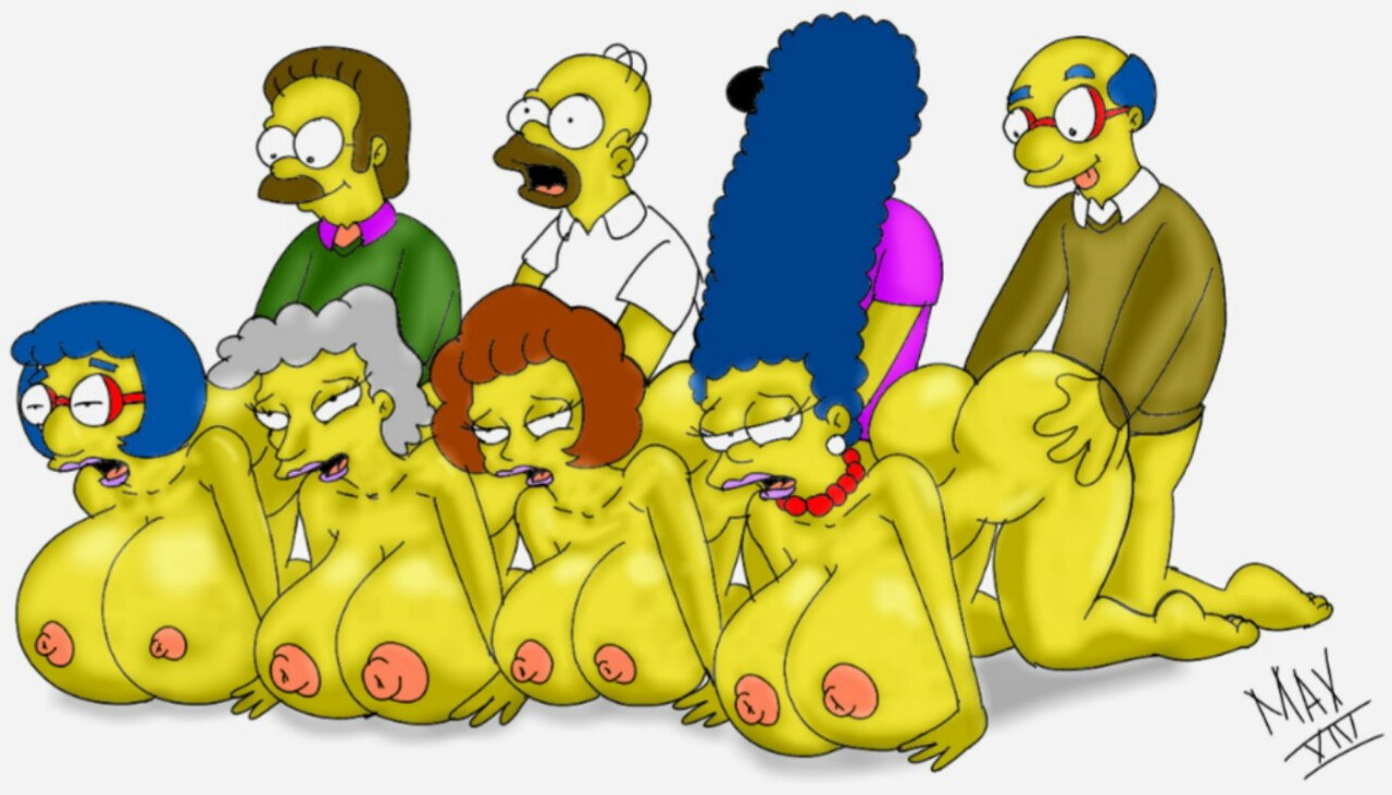 helen-lovejoyhomer-simpsonkirk-van-houtenluann-van-houtenmarge-simpsonmaude-flandersned-flanderstimothy-lovejoy