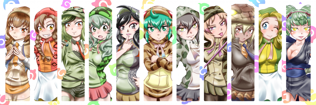 african-rock-python-kemono-friendsamazon-tree-boa-kemono-friendsblack-mamba-kemono-friendsboomslang-kemono-friendsemerald-tree-boa-kemono-friendshabu-kemono-friendsking-cobra-kemono-friendsleopard-snake-kemono-friendstaipan-kemono