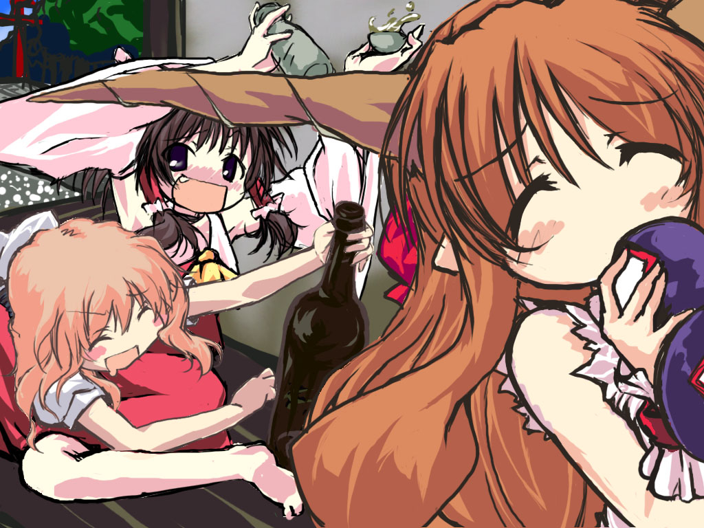 hakurei-reimuibuki-suikakirisame-marisa