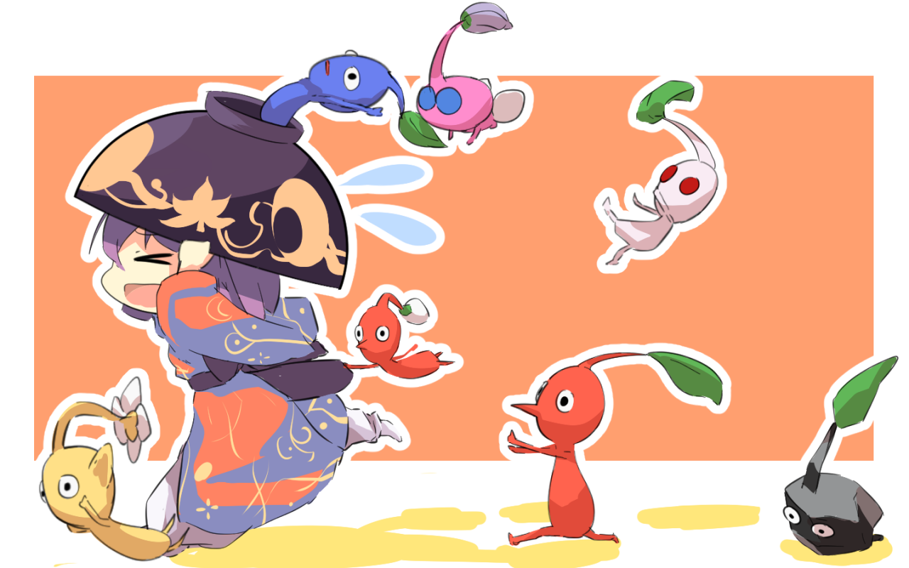 blue-pikminflying-pikminpikmin-creaturered-pikminrock-pikminsukuna-shinmyoumaruwhite-pikminyellow-pikmin