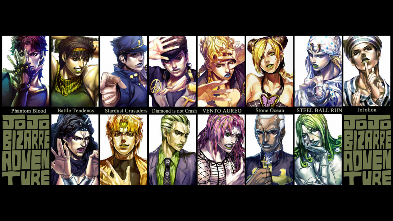 diavolodio-brandoenrico-puccifunny-valentinegiorno-giovannahigashikata-jousukehigashikata-jousuke-jojolionjohnny-joestarjonathan-joestarjoseph-joestar-youngkars-jojokira-yoshikagekuujou-jolynekuujou-joutarou