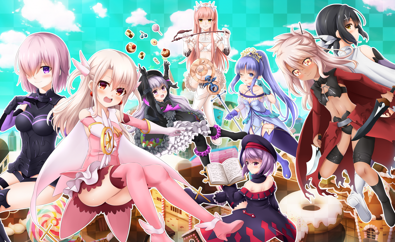 castercaster-lilychloe-von-einzberncupcake-chanhelena-blavatsky-fate-grand-orderillyasviel-von-einzbernmash-kyrielightmedb-fate-allmedb-fate-grand-ordermiyu-edelfeltnursery-rhyme-fate-extraprisma-illya