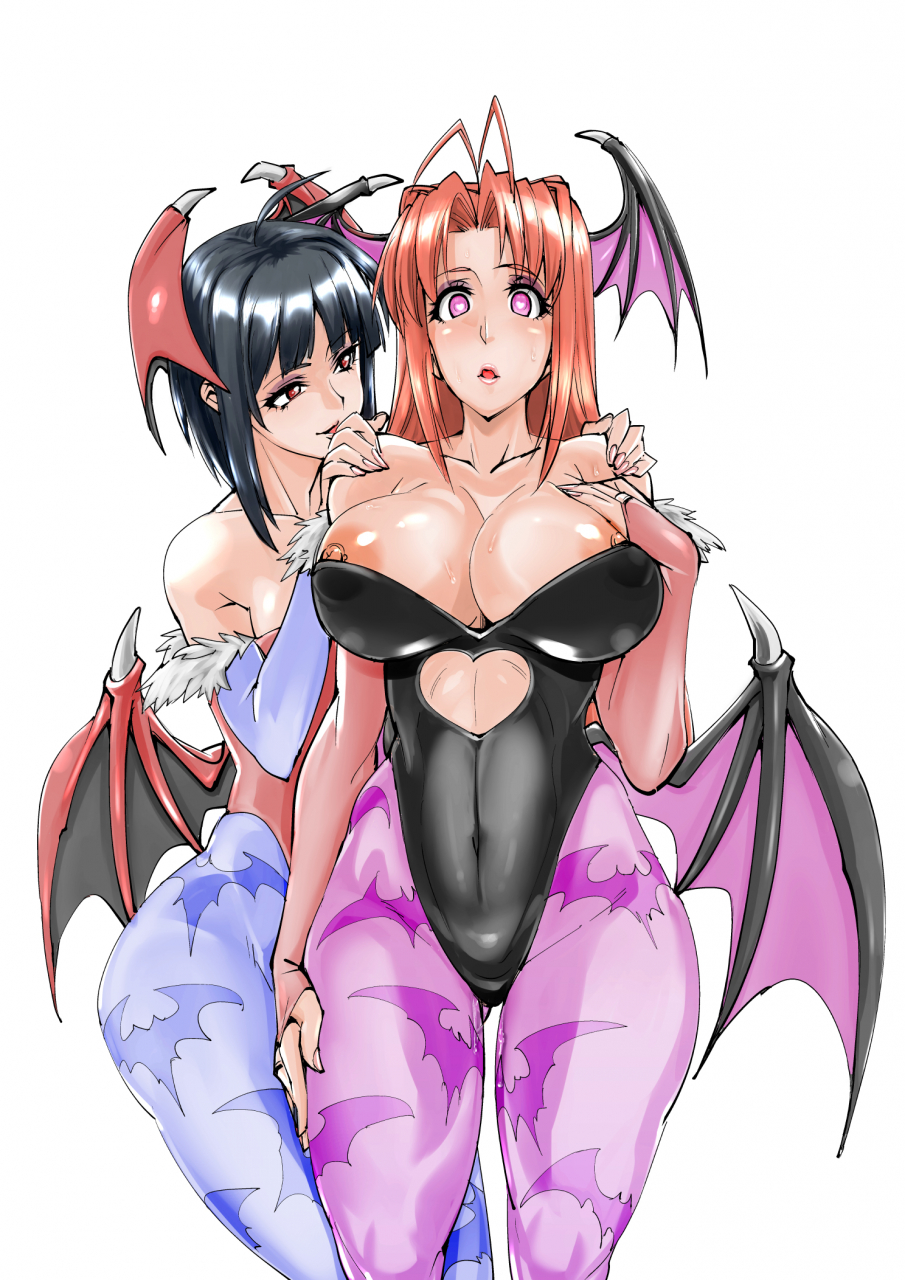 lilith-aenslandmorrigan-aenslandnarusegawa-naruurashima-kanako