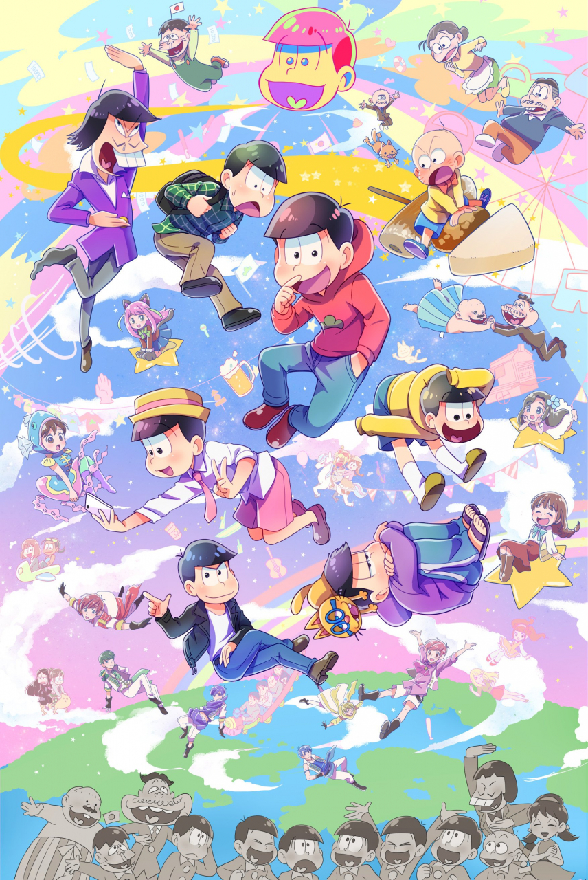 chibimichibitachoroko-osomatsu-sandayoondekapanesper-nyankoflower-fairy-osomatsu-kunhashimoto-nyaahatabouhijirisawa-shonosukehomooichiko-osomatsu-saniyamiiyayojuushiko-osomatsu-sanjuushimatsus-girlfriendkarako-osomatsu-sanma