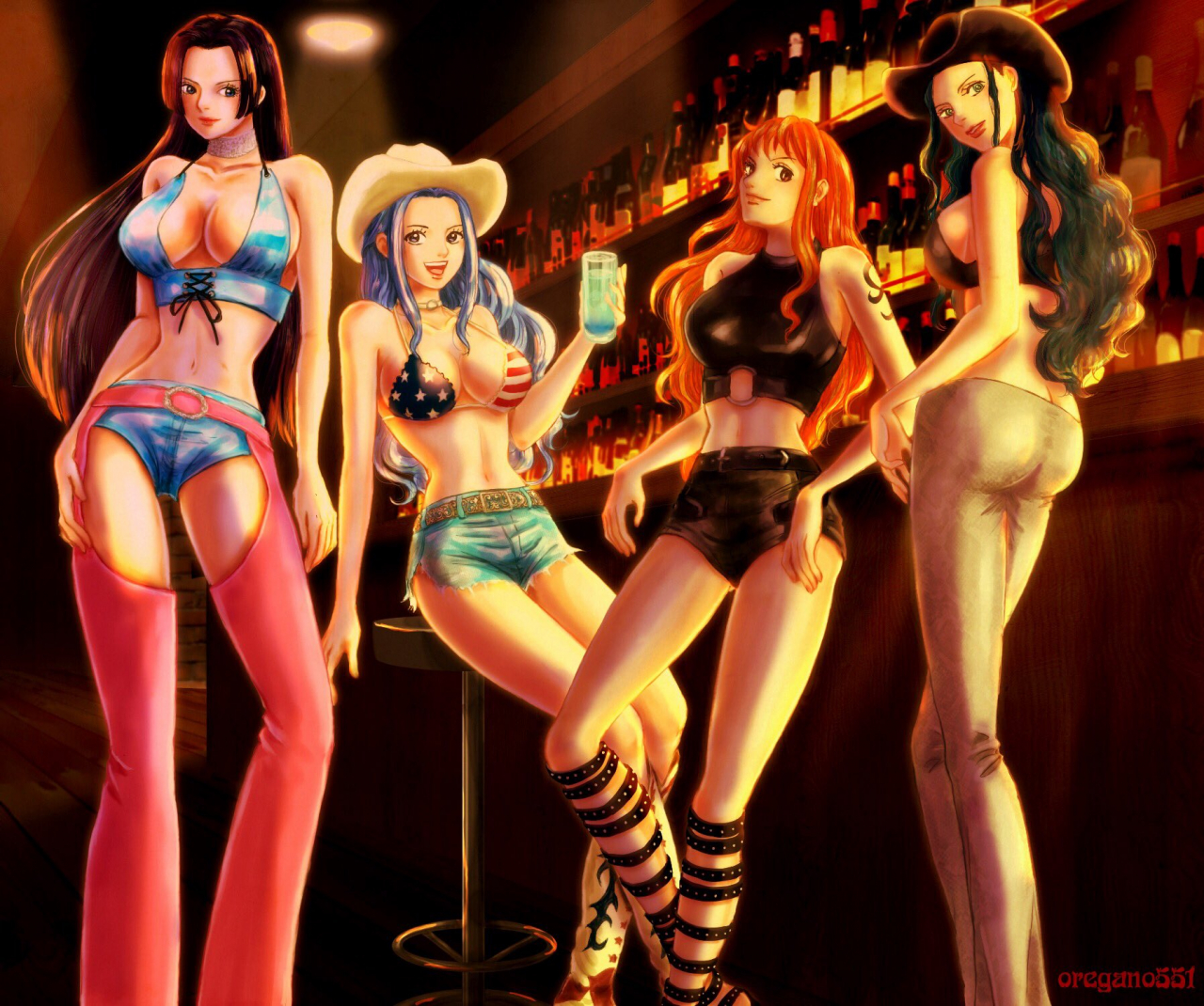 boa-hancocknami-one-piecenefertari-vivinico-robin