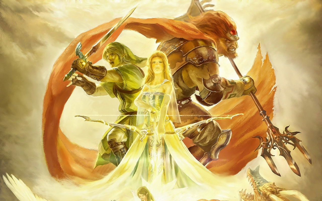 ganondorflinkprincess-zeldazelda