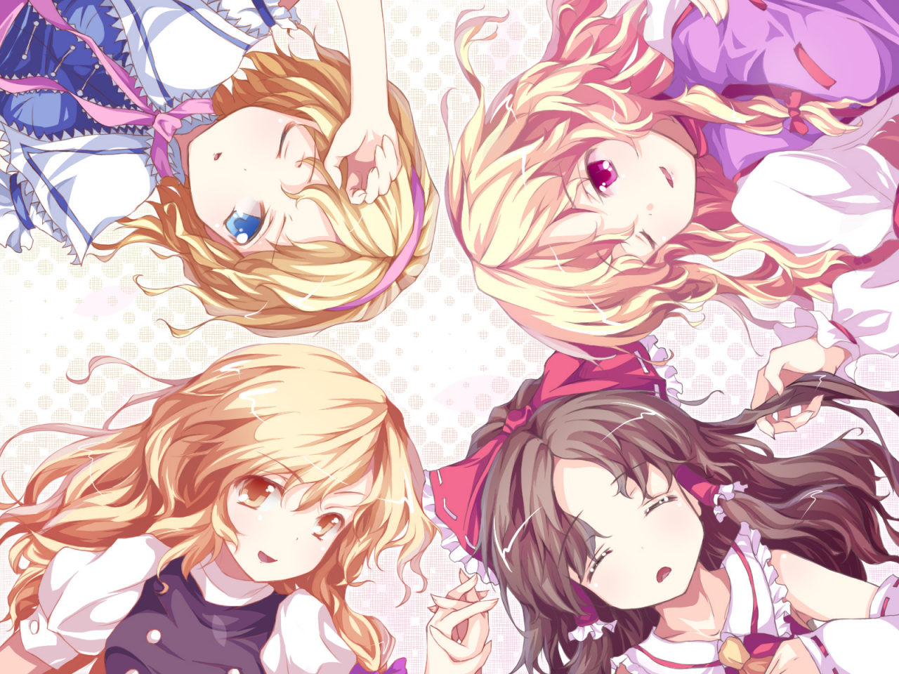 alice-margatroidhakurei-reimukirisame-marisayakumo-yukari