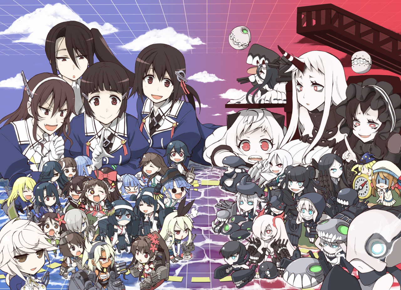 amagi-kantai-collectionarashio-kantai-collectionashigara-kantai-collectionatago-kantai-collectionbatsubyoubattleship-himechi-class-torpedo-cruiserdestroyer-himeerror-musumefloating-fortress-kantai-collectionfusou-kantai-collectiongi