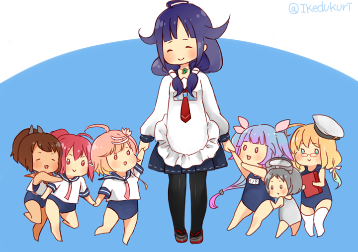 i-168-kantai-collectioni-19-kantai-collectioni-401-kantai-collectioni-58-kantai-collectioni-8-kantai-collectionmaru-yu-kantai-collectiontaigei-kantai-collection