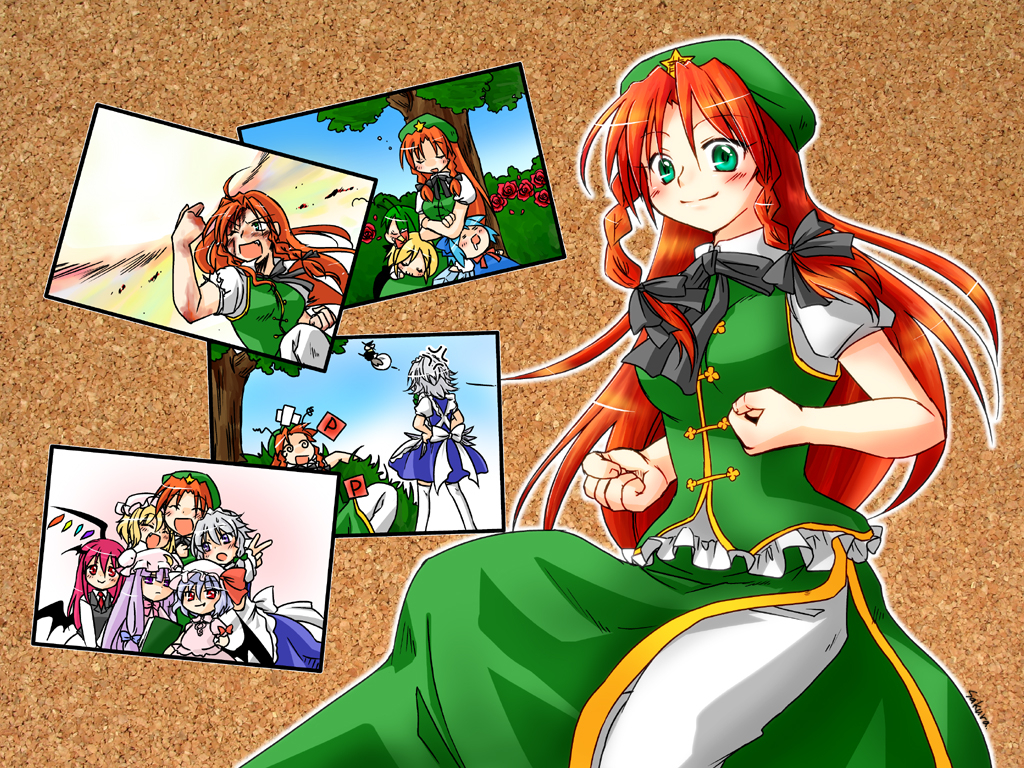 cirnoflandre-scarlethong-meilingizayoi-sakuyakirisame-marisakoakumapatchouli-knowledgeremilia-scarletrumiawriggle-nightbug