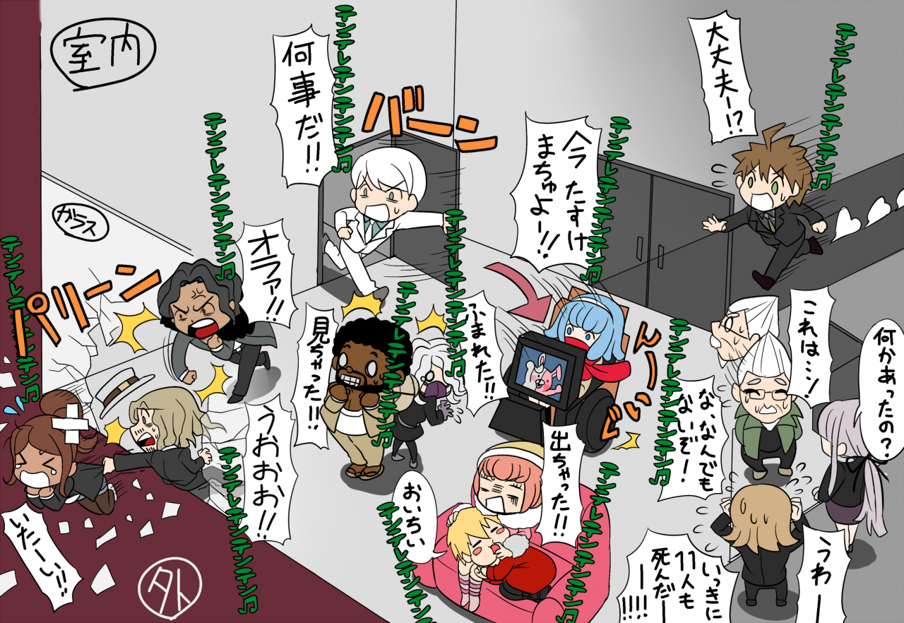 andou-rurukaasahina-aoibandai-daisakugekkougahara-miayaizayoi-sounosukekimura-seikokirigiri-kyoukokizakura-kouichimitarai-ryoutamonomi-danganronpamunakata-kyousukenaegi-makotosakakura-juuzoutengan-kazuo