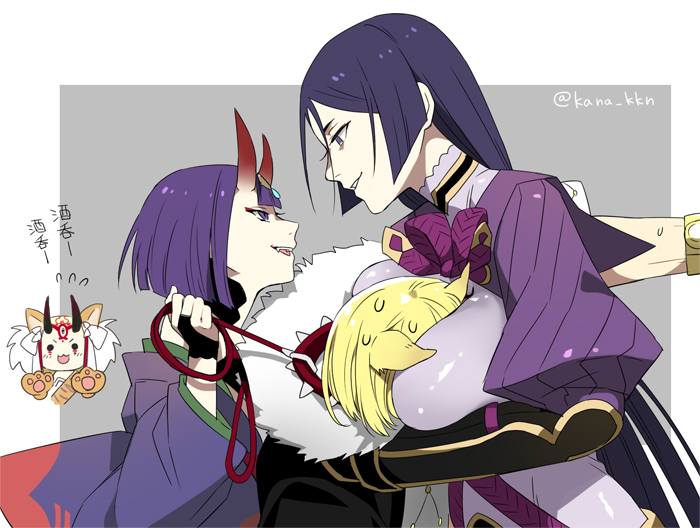 ibaraki-douji-fate-grand-orderminamoto-no-raikou-fate-grand-ordersakata-kintoki-fate-grand-ordershuten-douji-fate-grand-order