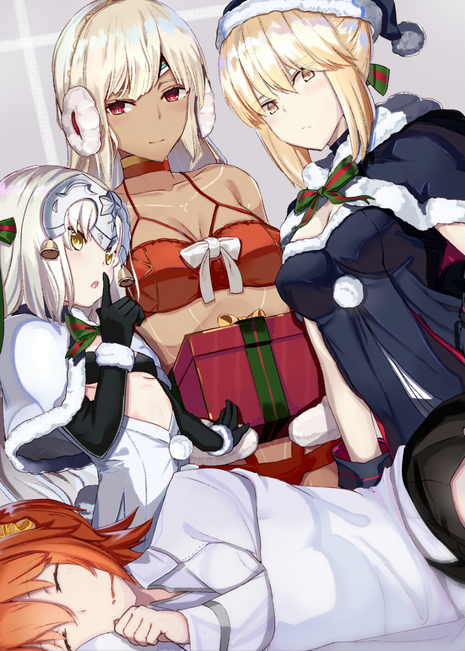 altera-fatealtera-the-santaartoria-pendragon-allfujimaru-ritsuka-femalejeanne-darc-fate-alljeanne-darc-alter-santa-lilysaber-altersanta-alter