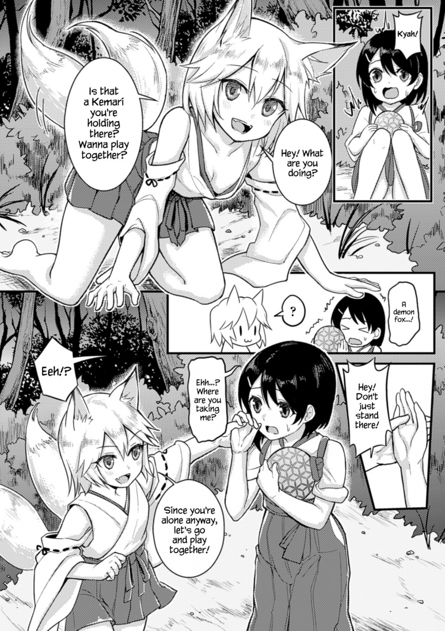 fukuroumori-kitsune-no-yomeiri-foxs-wedding-2d-comic-magazine-yuri-ninshin-vol-3-english-hennojin-digital
