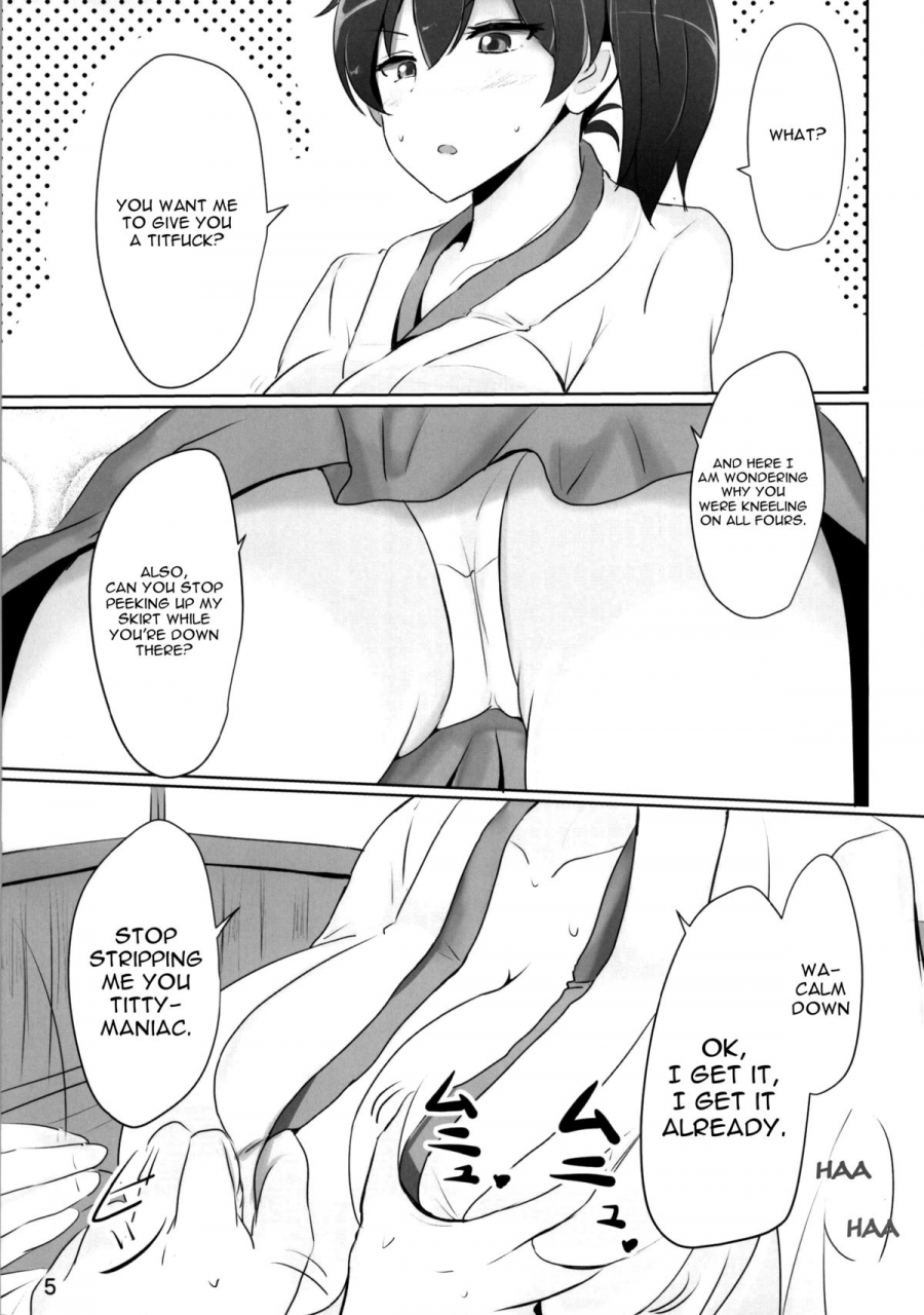 c86-hakuginmokusei-poshi-kaga-san-no-paizuri-senyou-oppai-onaho-kantai-collection-kancolle-english-constantly