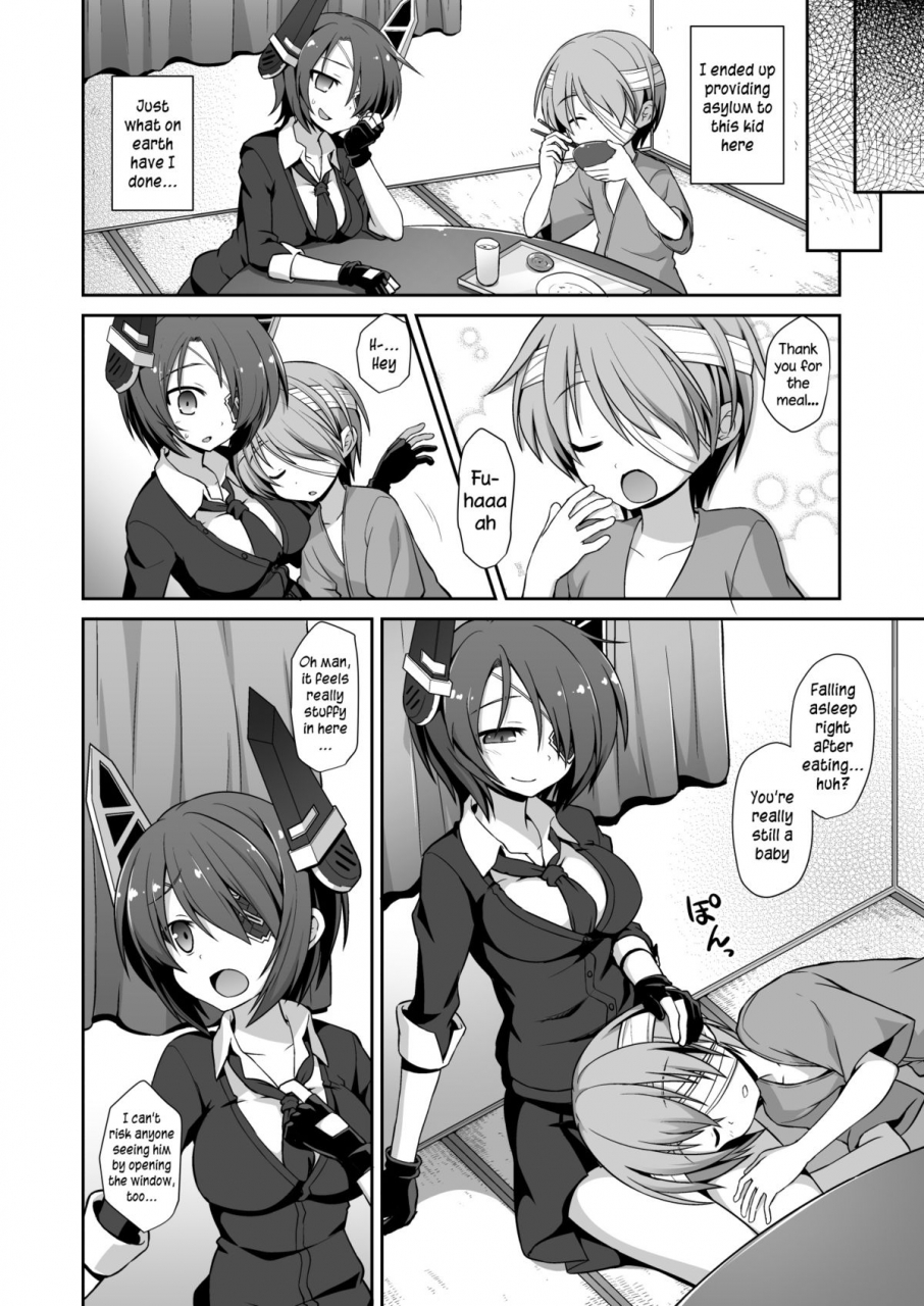 c88-akuten-soushin-kokutou-nikke-tenryuu-onee-chan-to-naisho-no-yasen-enshuu-a-secret-night-battle-practice-with-big-sis-tenryuu-kantai-collection-kancolle-english