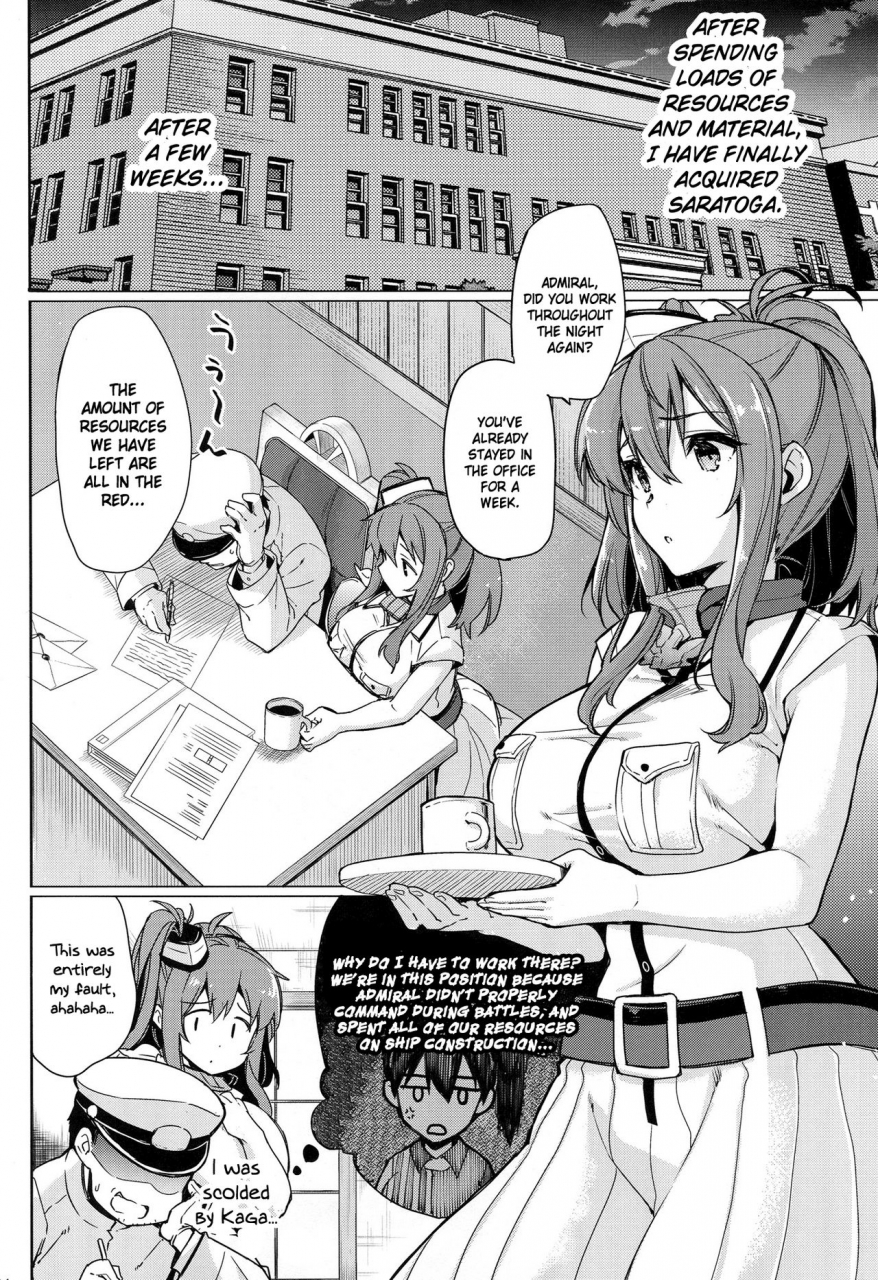 c92-chibikko-kingdom-kekocha-saratoga-sweet-life-kantai-collection-kancolle-english
