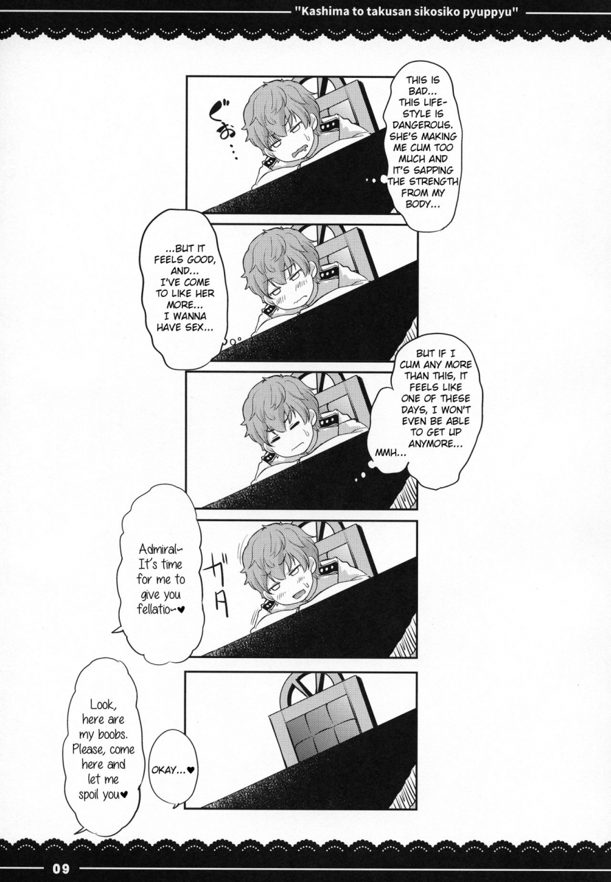 c92-itou-life-kashima-to-takusan-shikoshiko-pyuppyu-kantai-collection-kancolle-english