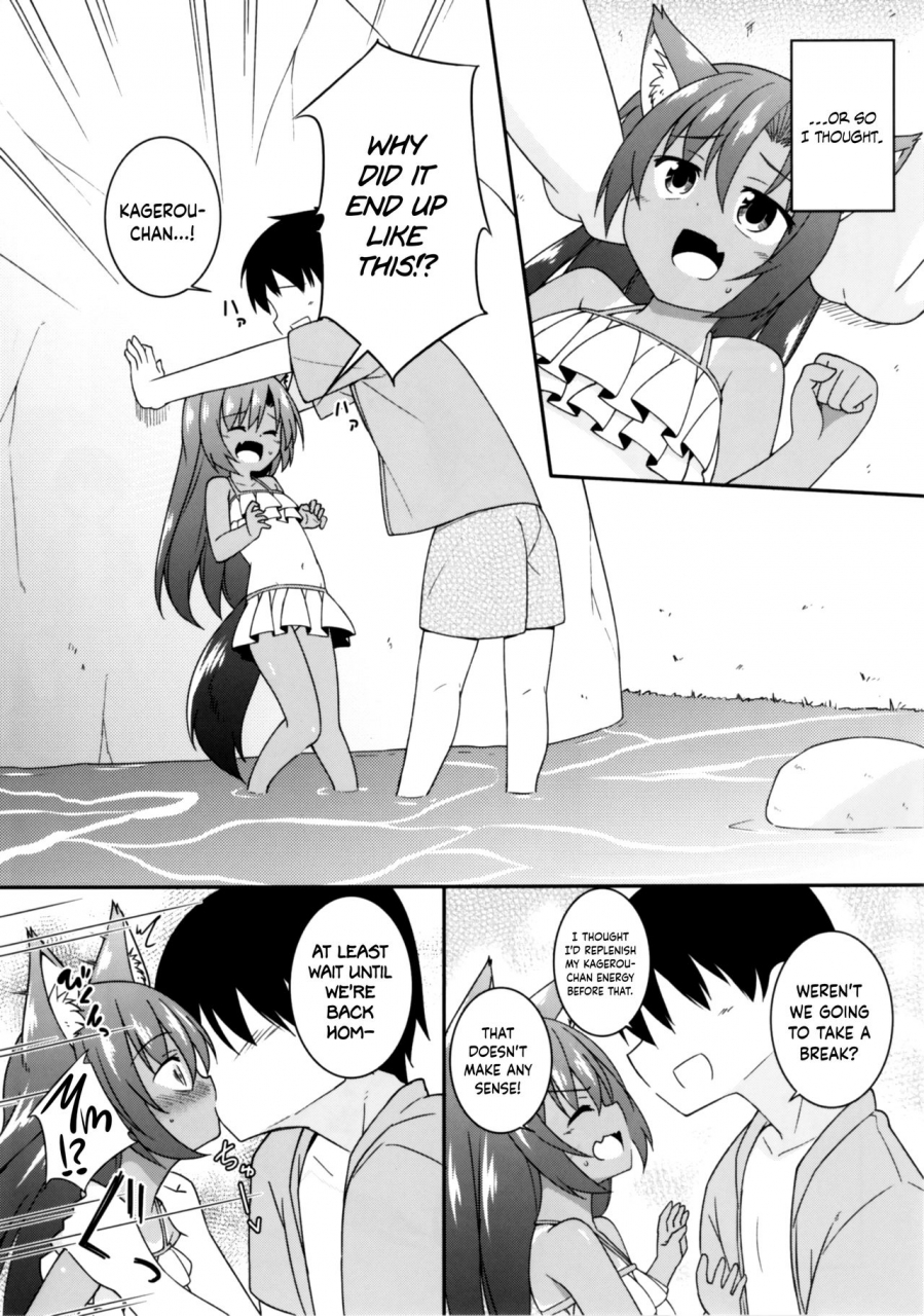 c92-tonzura-douchuu-kazawa-natsuiro-kagerou-summer-colored-kagerou-touhou-project-english-hennojin