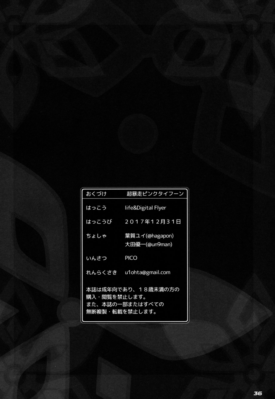 c93-digital-flyer-life-oota-yuuichi-haga-yui-chou-bousou-pink-typhoon-ultra-runaway-pink-typhoon-dragon-quest-xi-english-tll-mrwayne