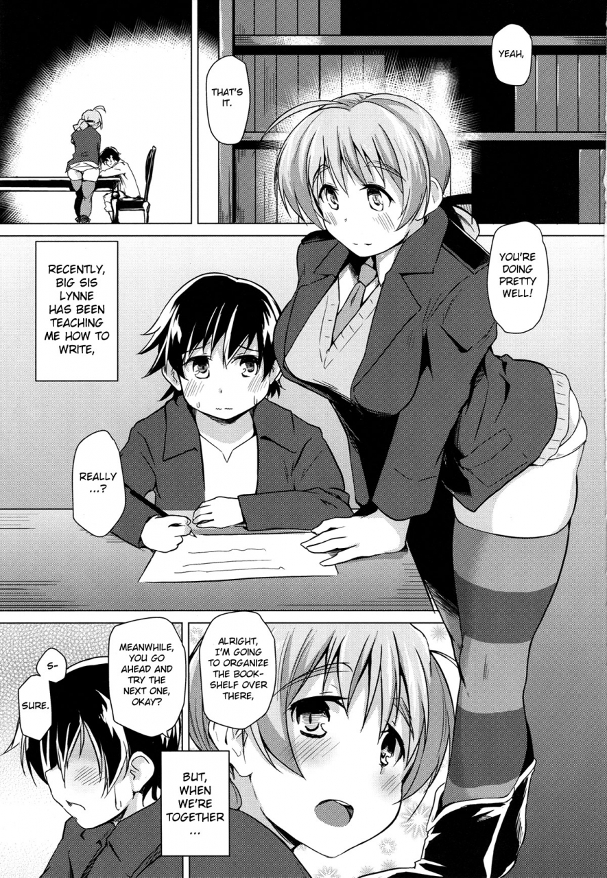 comic110-flicker10-kuronyan-issho-ni-obenkyou-shiyokka-would-you-like-to-study-together-strike-witches-english