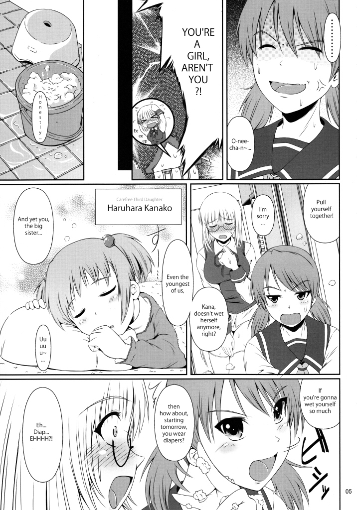 comic18-atelier-lunette-mikuni-atsuko-naisho-nano-haruhara-ke-san-shimai-monogatari-english