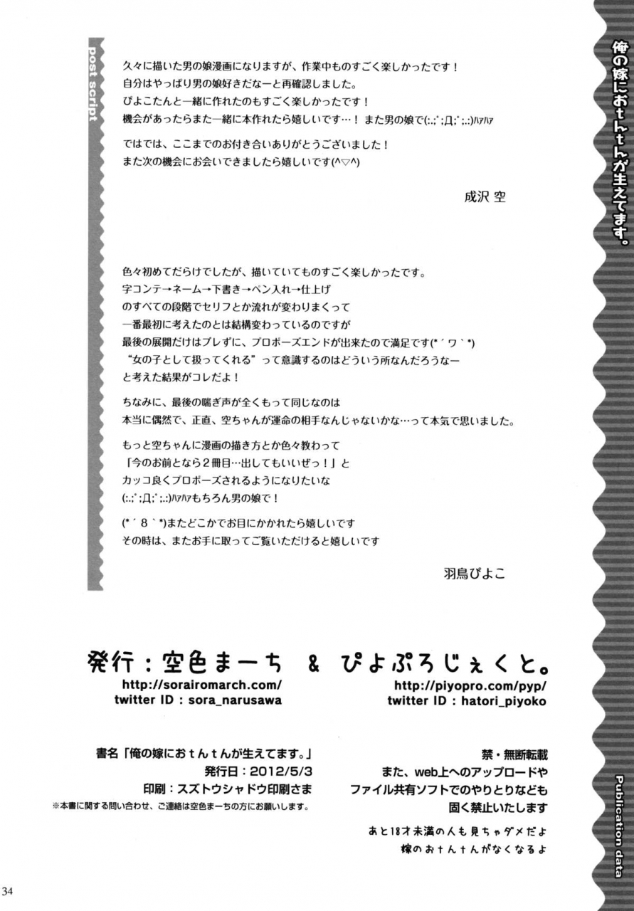 futaket-8-sorairo-march-piyo-project-narusawa-sora-hatori-piyoko-ore-no-yome-ni-otntn-ga-haetemasu-my-bride-has-sprouted-a-penis-english-sw