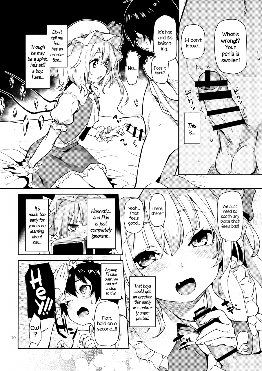 reitaisai-13-anmitsuyomogitei-michiking-osewa-shinaide-flan-onee-chan-dont-take-care-of-me-flan-onee-chan-touhou-project-english-facedesk-cw