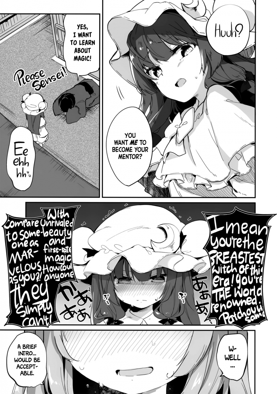 reitaisai-15-kedama-gyuunyuu-tamano-kedama-patchouli-sensei-ga-oshiete-kureru-teach-me-patchouli-sensei-touhou-project-english-white-symphony
