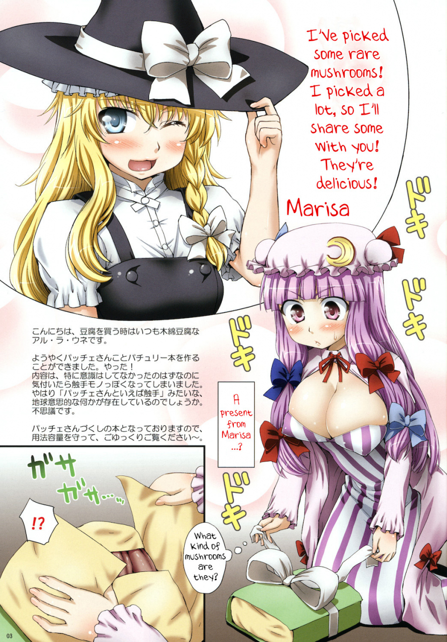 reitaisai-8-orangechannel-aru-ra-une-oppatchouli-to-marisa-no-kinoko-oh-patchouli-and-marisas-mushrooms-touhou-project-english-yqii