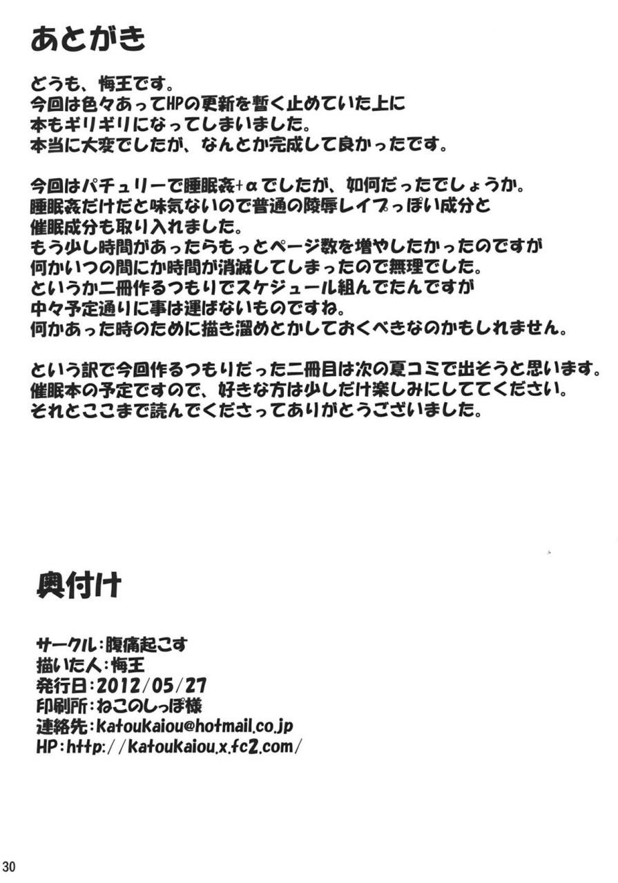 reitaisai-9-fukutsuu-okosu-kaiou-nemurii-touhou-project-english-lwb-afro