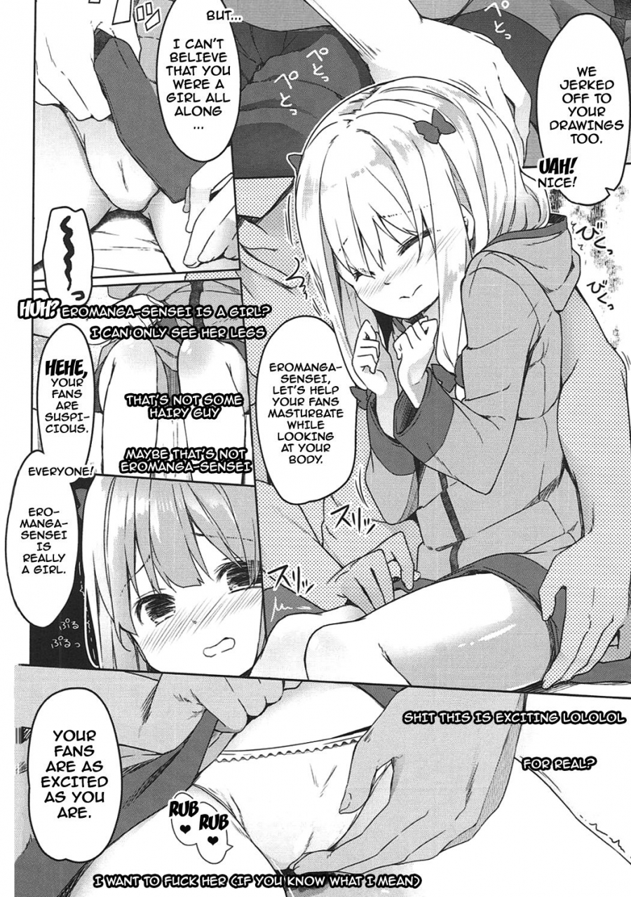 sc2017-summer-kaname-siina-yuuki-yatta-ne-sagiri-chan-shiryou-ga-fueru-ne-we-did-it-sagiri-chans-materials-are-increasing-huh-eromanga-sensei-english-doujinscom