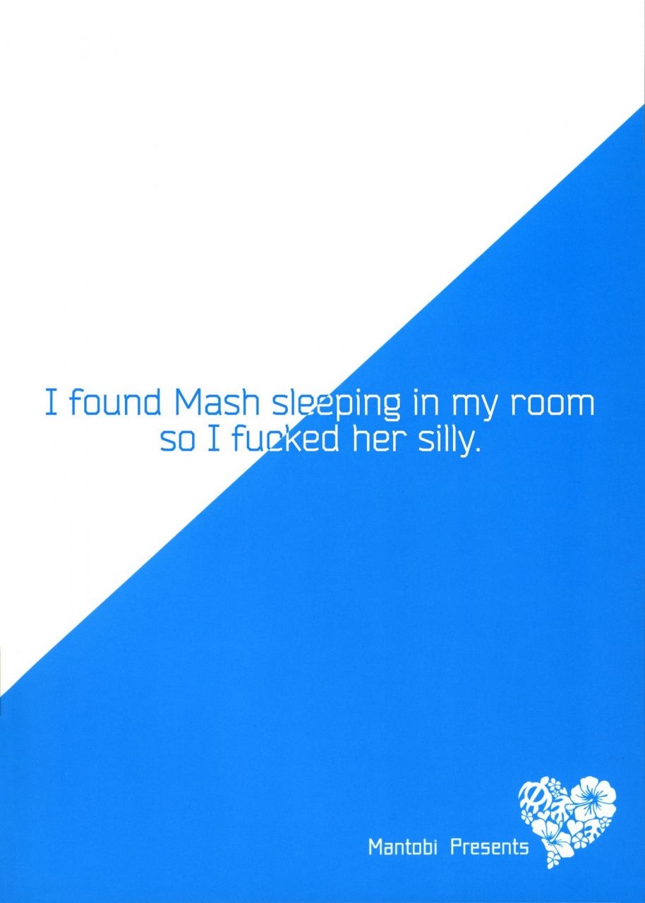 sc2017-summer-mantobi-hashimoto-ore-no-heya-de-mashu-ga-neteta-kara-muchakucha-ni-shite-mita-i-found-mash-sleeping-in-my-room-so-i-fucked-her-silly-fategrand-order-english-redlantern