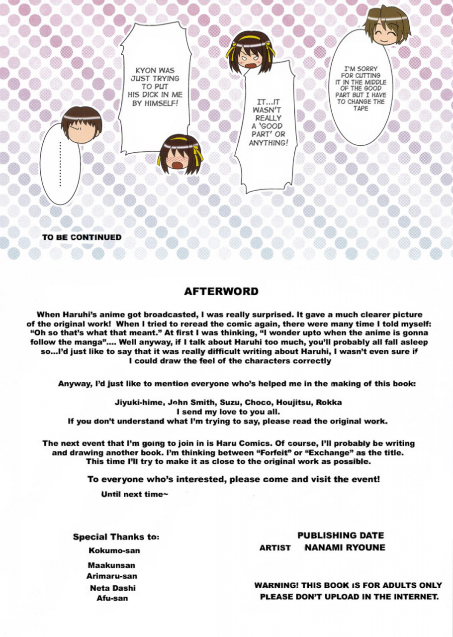 sc32-tamashii-max-nanami-ayane-suzumiya-haruhi-no-satsuei-full-color-edition-the-melancholy-of-haruhi-suzumiya-english-doujin-moeus