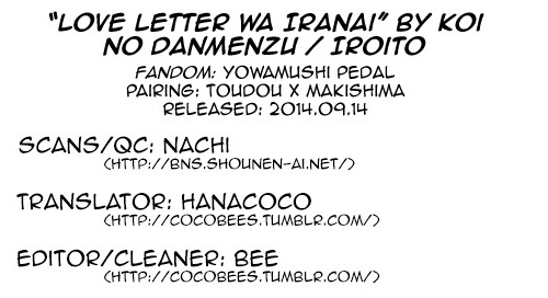 sakamichi-climb-6-koi-no-danmenzu-iroito-love-letter-wa-iranai-yowamushi-pedal-english-bunnys-scans-cocobees