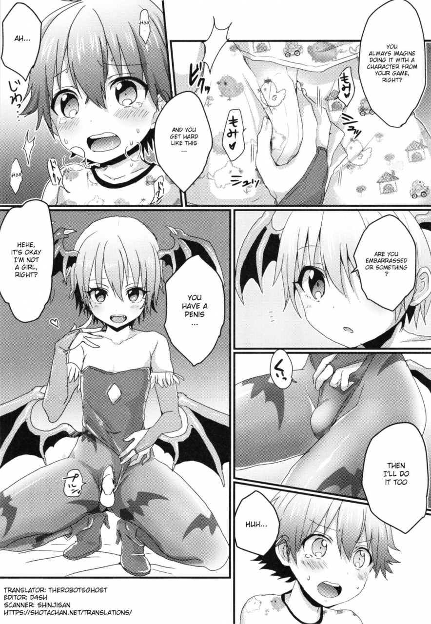 shota-scratch-27-koneko-gumi-poron-lilith-kun-to-nenneko-shimasho-darkstalkers-english-shotachan