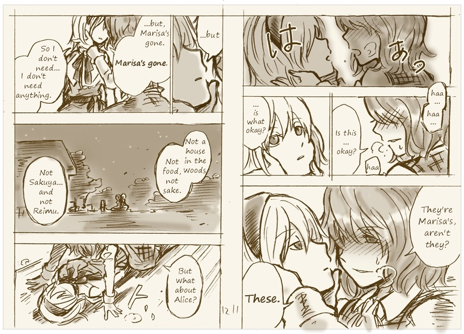 charin-at-marisas-grave-touhou-project-english