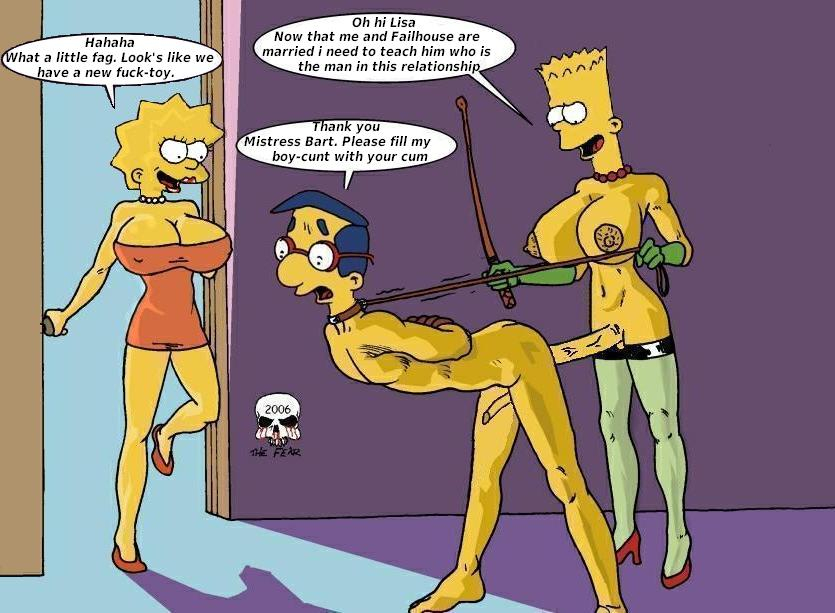 bart-simpsonlisa-simpsonmilhouse-van-houten