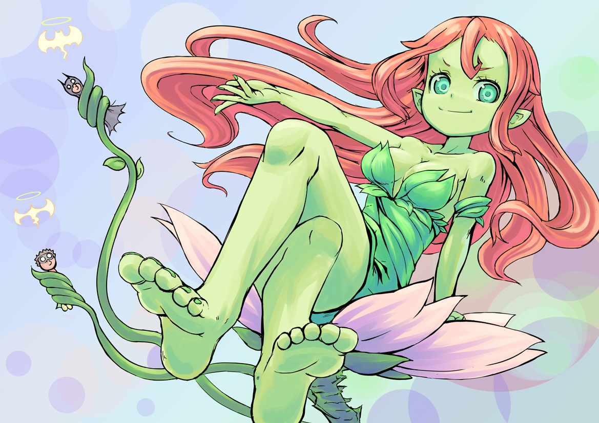 batmanbruce-waynedick-graysonpoison-ivyrobin-dc