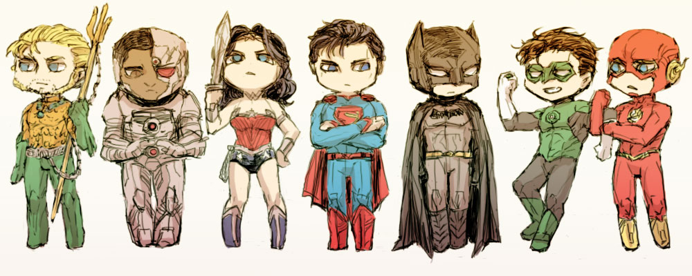 aqua-manbarry-allenbatmanbruce-wayneclark-kentcyborg-dchal-jordansupermanthe-flashvictor-stonewonder-woman